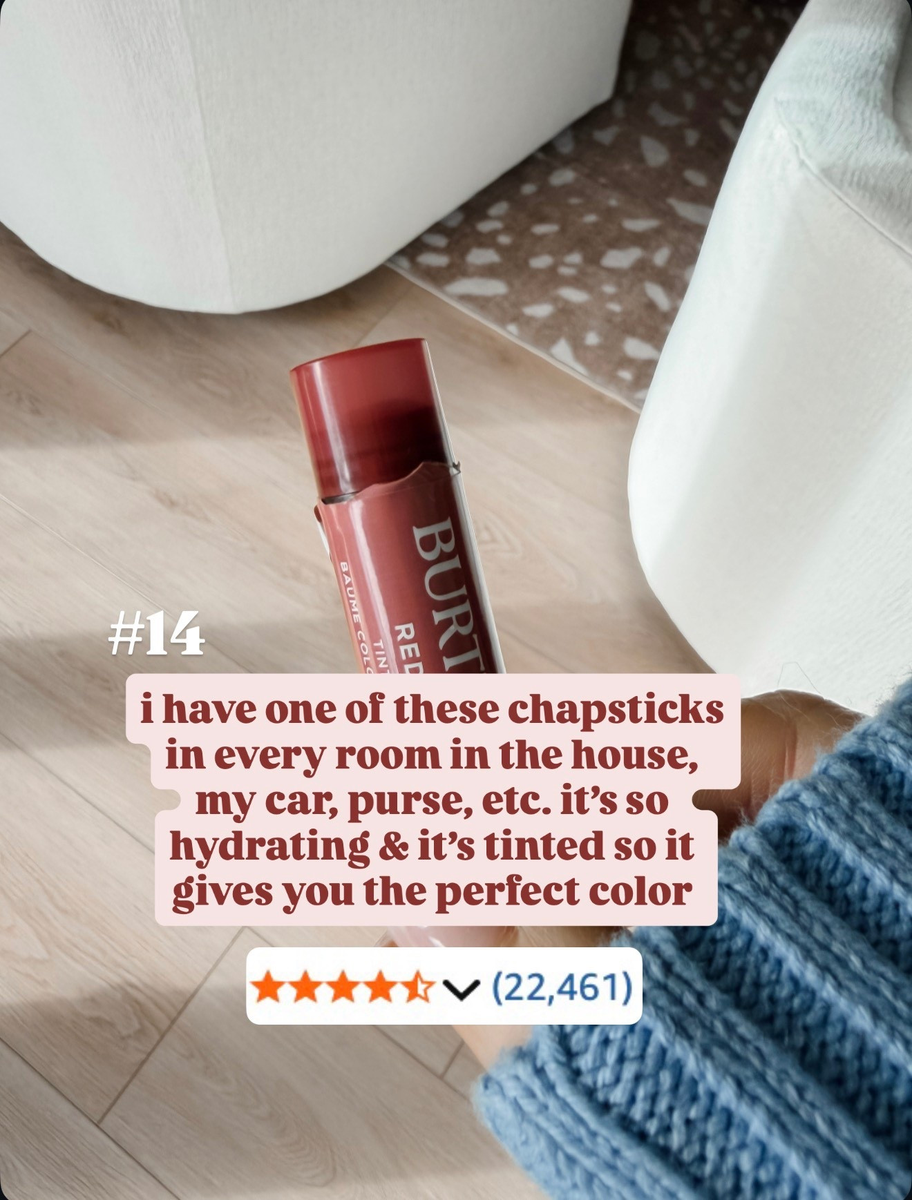 #14 top seller! This tinted chapstick is so hydrating and gives just the right amount of color. I keep one all around the house, in my purse, and the car! 

#LTKmorningroutine #LTKgrwm #LTKBeauty