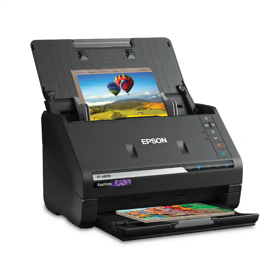 Epson - FastFoto FF-680W Wireless High-speed Photo Scanning System - Black | Best Buy U.S.
