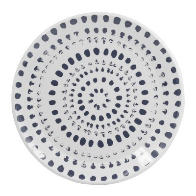 Melamine Polka Dot Salad Plate 8.5" Washed Indigo - Room Essentials™ | Target