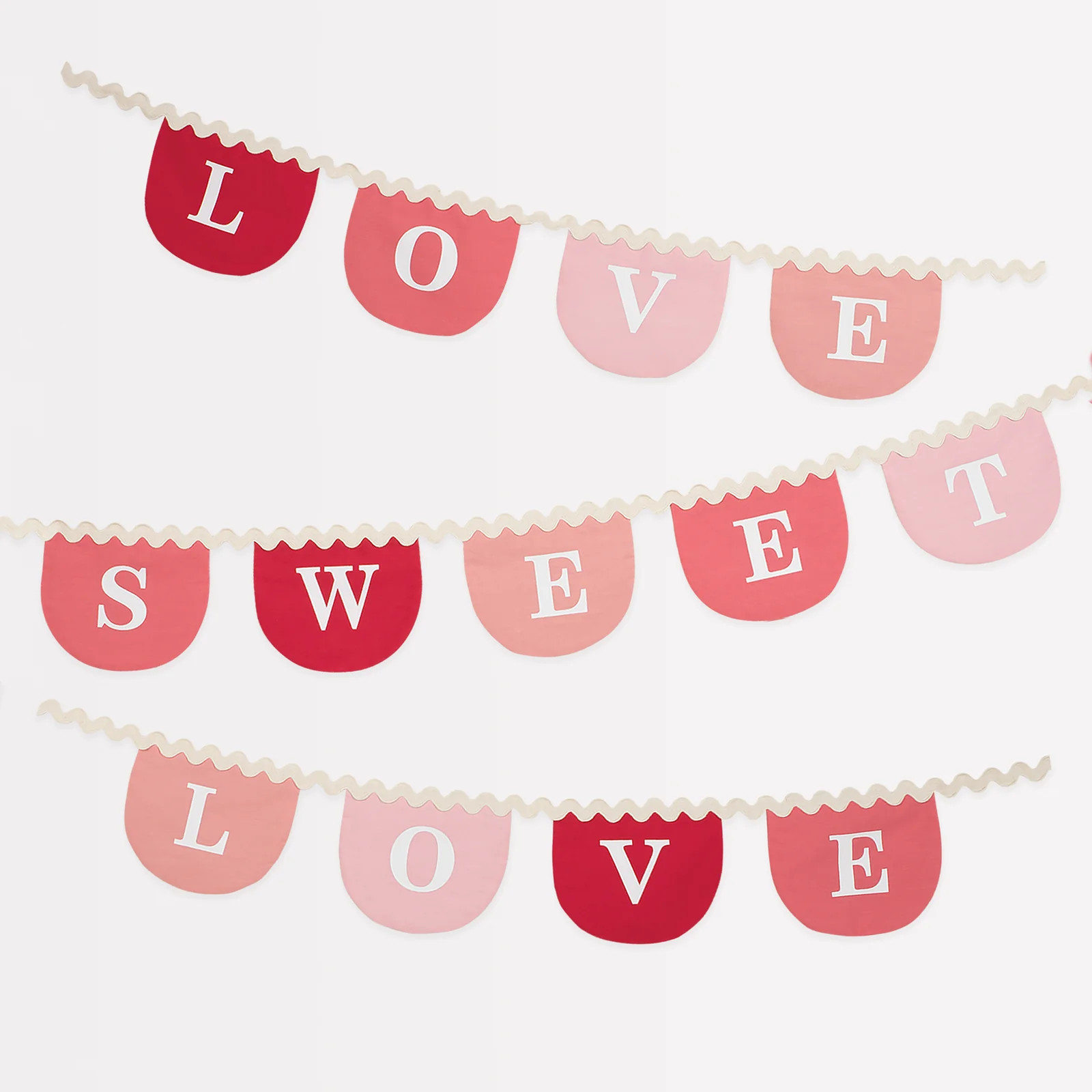 Fabric Valentine's Garland | Meri Meri