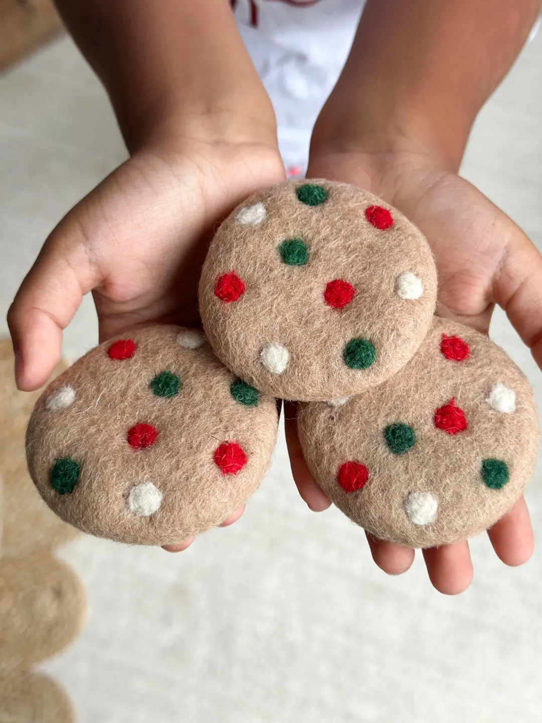 Felt Christmas Cookie - Sold Individually | Sensory Play, Christmas Decor, Flisat Table, Felt Toy... | Etsy (US)
