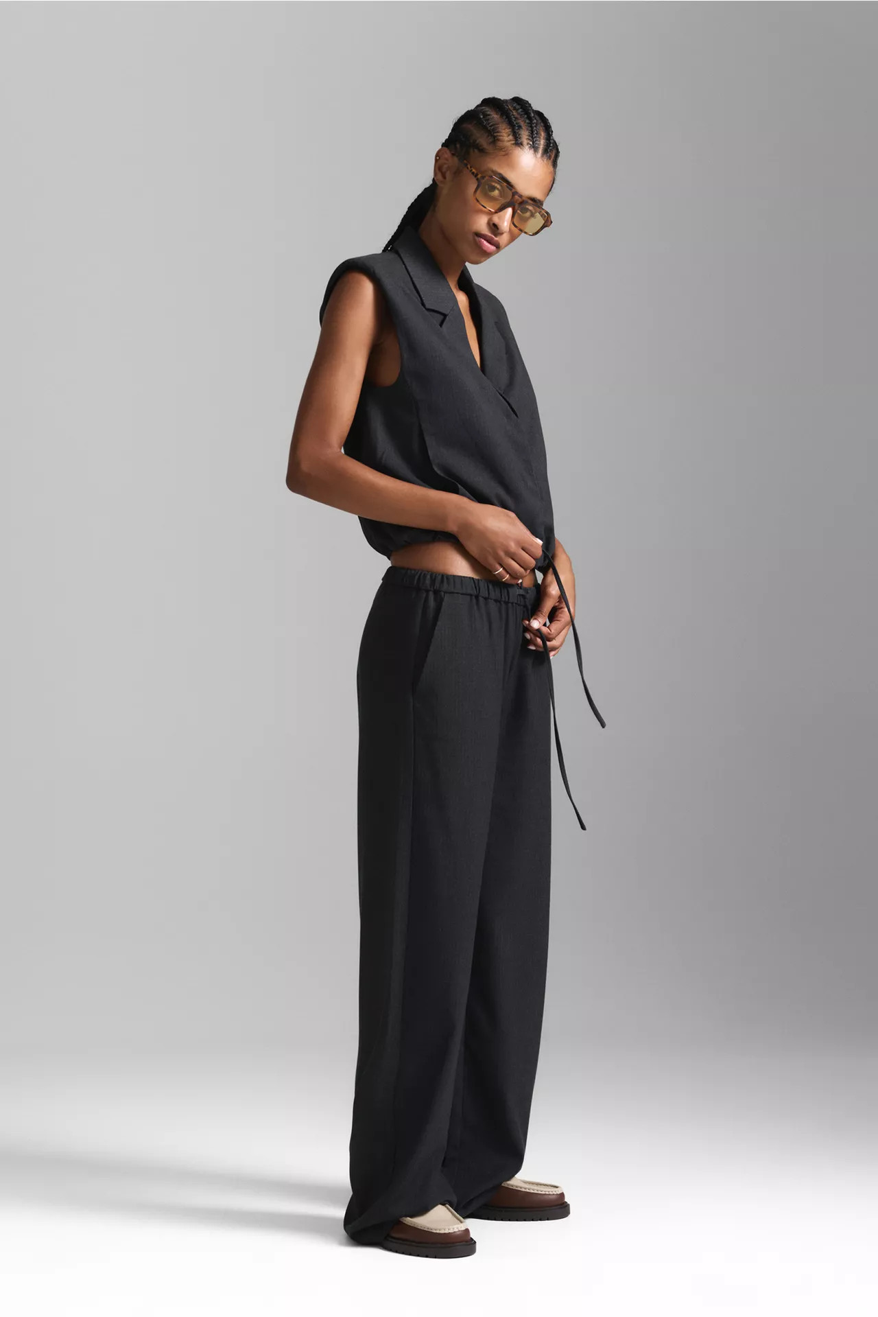 Tailored fit sweatpants | PULL and BEAR UK