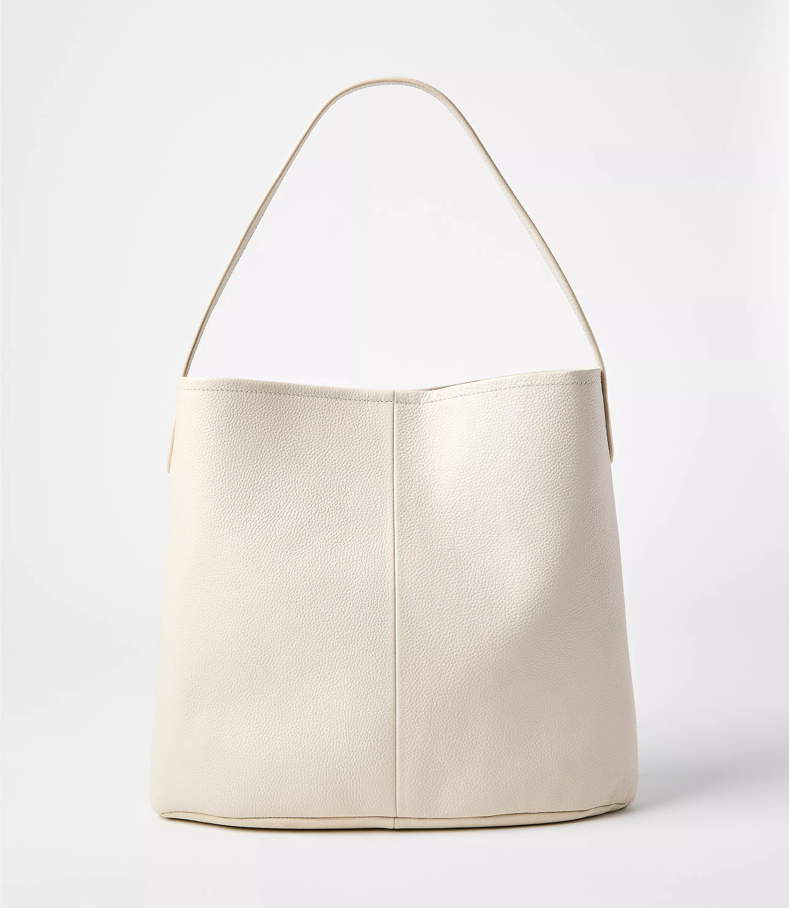 Leather Bucket Bag | LOFT