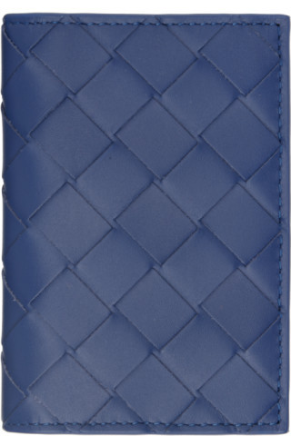 Navy Flap Card Case | SSENSE