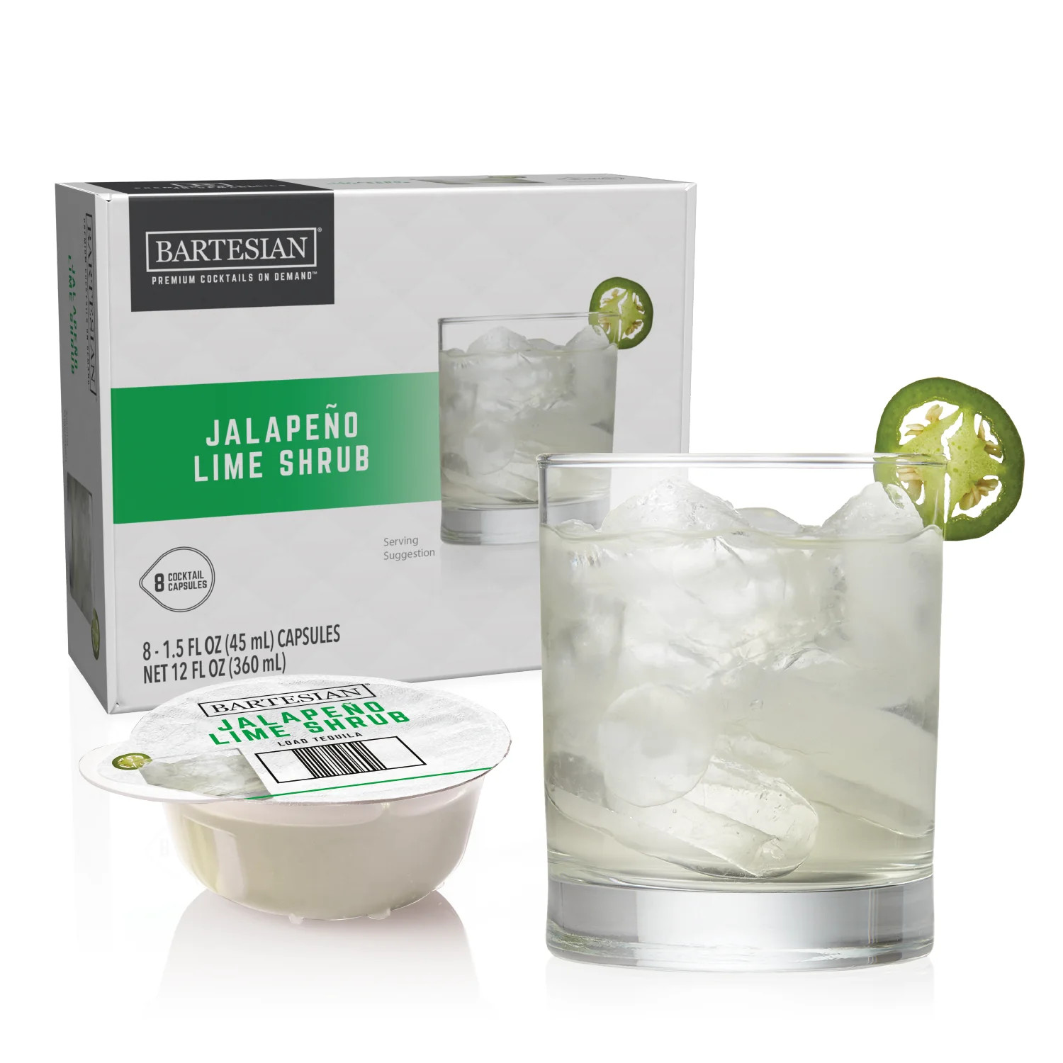 Spicy Jalapeno Lime Shrub Cocktails | Bartesian | Bartesian