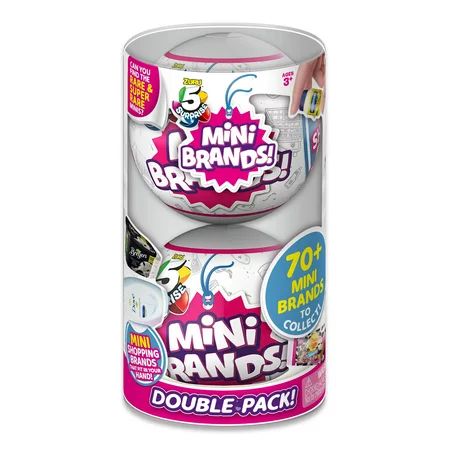 5 Surprise Mini Brands Mystery Capsule Real Miniature Brands Collectible Toy (2 Pack) by ZURU | Walmart (US)
