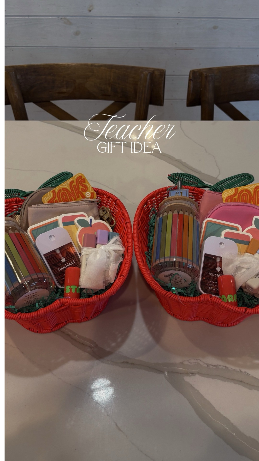 TEACHER GIFT IDEA
Teacher appreciation is coming up and I did these last year and y’all went crazy over them and rightfully so! These are one of my favorite teacher gifts I have done. I linked the same products or something super similar! 
#teacher #teachergift #teacherappreciation #giftidea #giftinspo #teachergiftidea #teacherappreciationweek 


#LTKOver40 #LTKmomlife #LTKSeasonal