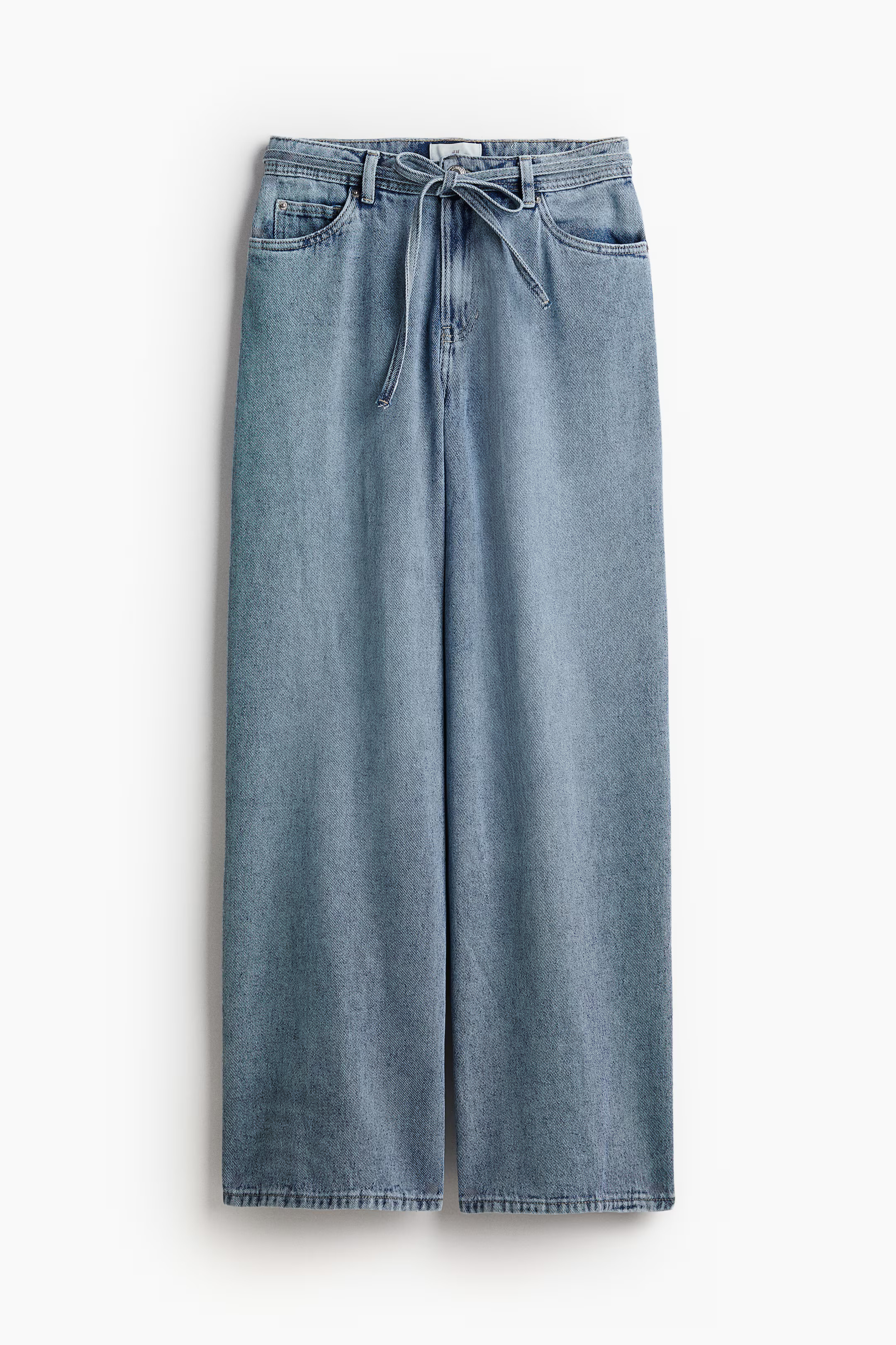 Wide tie-belt jeans | H&M (UK, MY, IN, SG, PH, TW, HK)