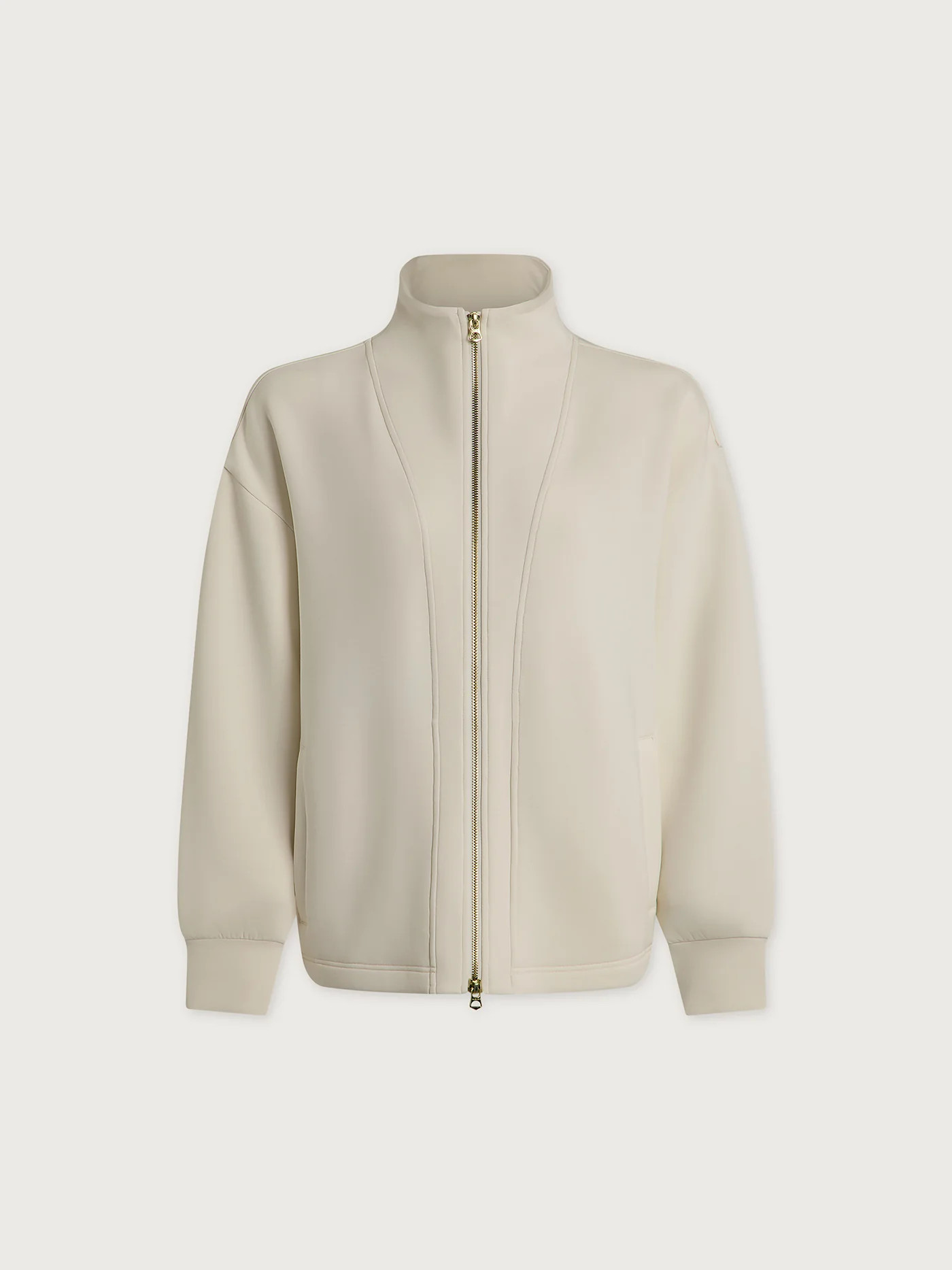 Arlene Zip Through Sweat | Varley US, Mushroom / XS | Varley US