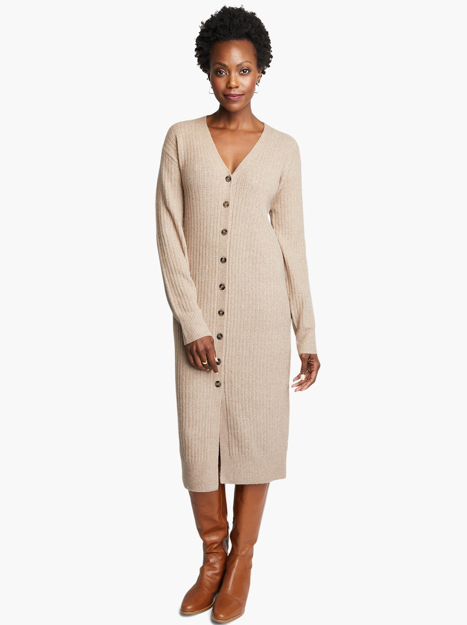 Elizabeth Rib Midi Cardigan - 

  
    

    $150or 4  payments of $37.50 by  ⓘ | ABLE