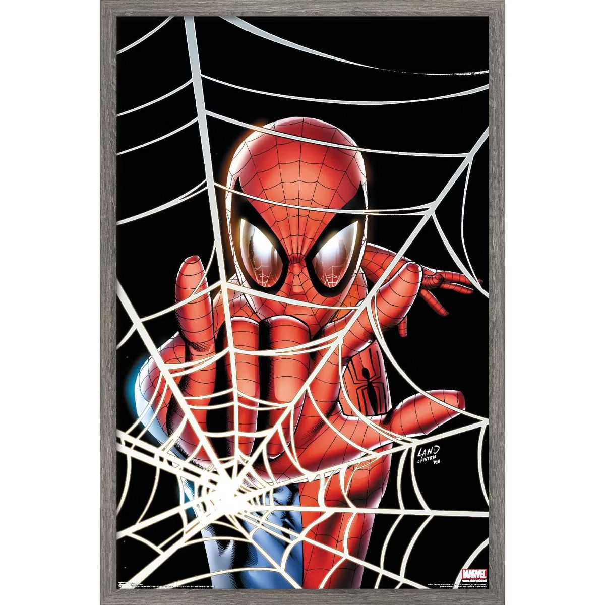 Trends International Marvel Comics - Spider-Man - Web Framed Wall Poster Prints | Target