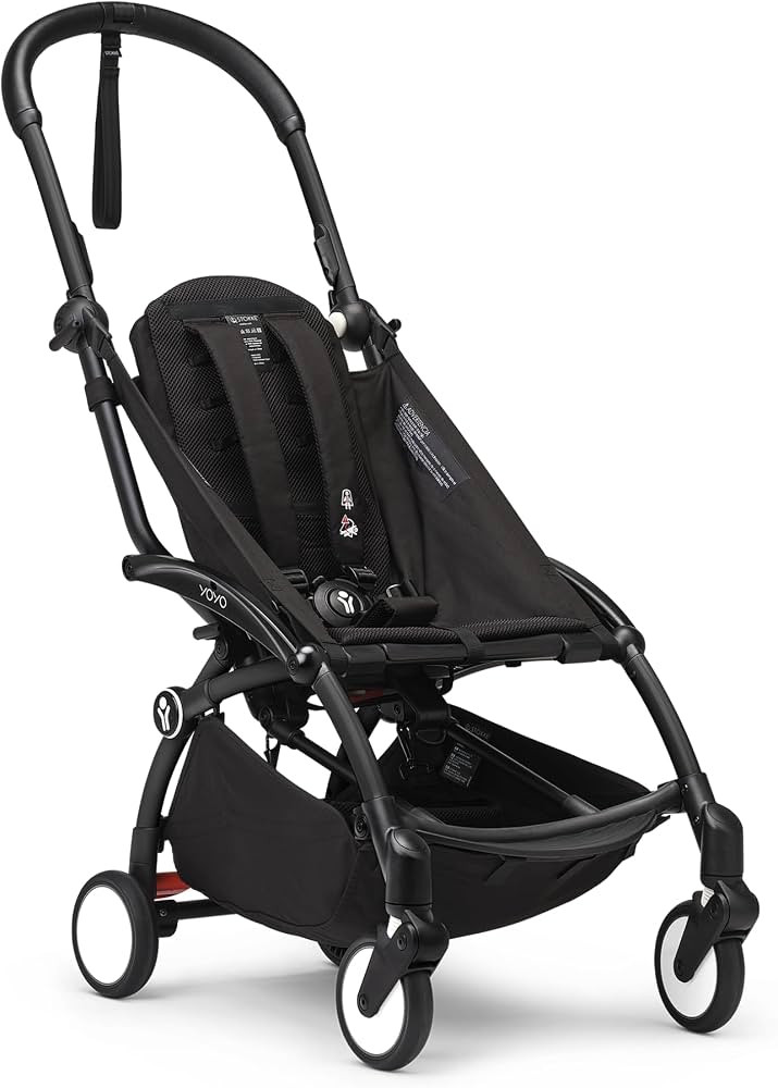Stokke YOYO3 Frame, Black - Textile Set Not Included - Comes with 5-Point Harness, Multi-Position... | Amazon (US)