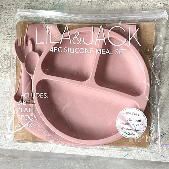 Lila and Jack Silicone Meal Set | Etsy | Etsy (US)