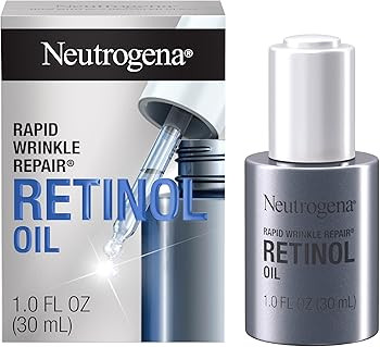 Neutrogena Rapid Wrinkle Repair 0.3% Concentrated Retinol Face Oil, Daily Anti-Aging Face Serum t... | Amazon (US)