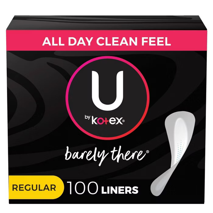 U by Kotex Barely There Thin Unscented Panty Liners - Light Absorbency | Target