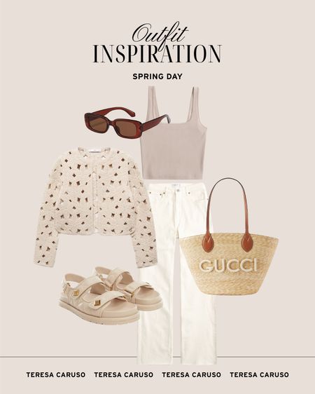 Outfit inspiration: spring day! 

Neutral style, mango finds, Gucci beach bag, Abercrombie finds 

#LTKstyletip #LTKfindsunder50 #LTKfindsunder100