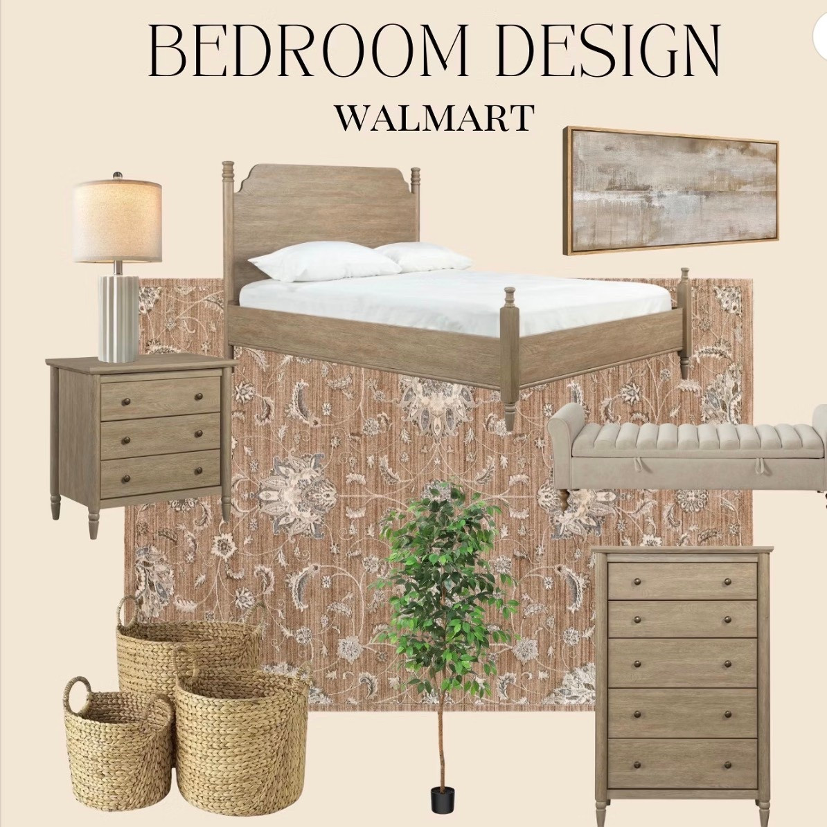 You love warm, classic bedrooms, these Walmart finds are such a beautiful starting point for a bedroom refresh.

#LTKSeasonal #LTKHome #LTKSaleAlert