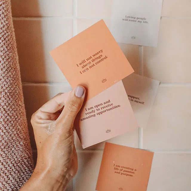 Shower Affirmation Set | UncommonGoods