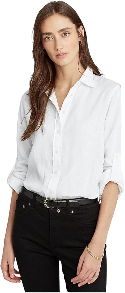 Lauren Ralph Lauren Linen Shirt | Amazon (US)