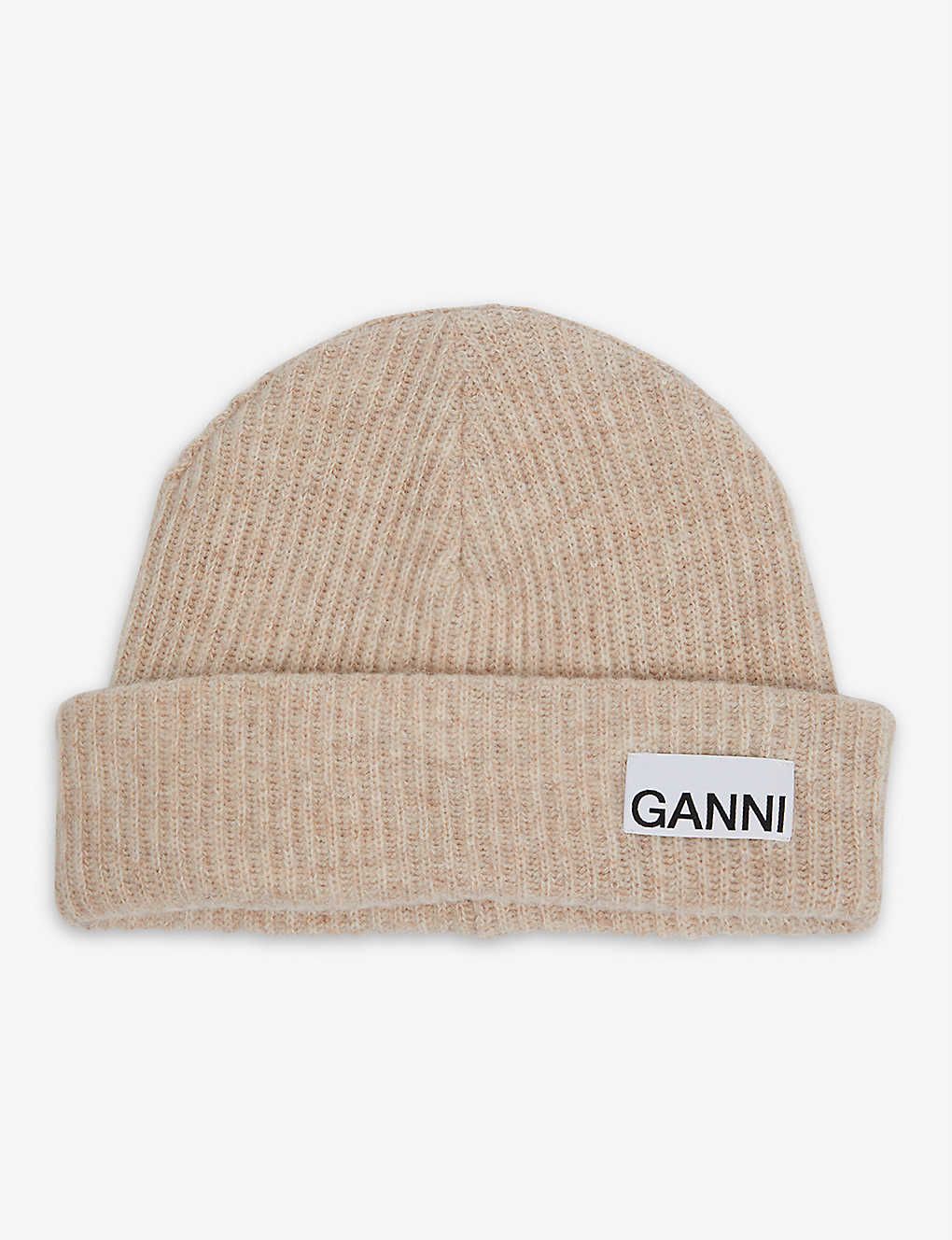 Logo recycled wool-blend beanie hat | Selfridges