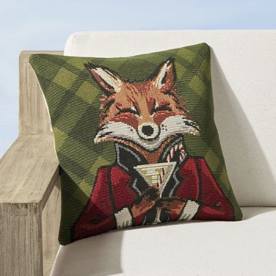 Fox on the Rox Indoor/Outdoor Pillow | Frontgate | Frontgate