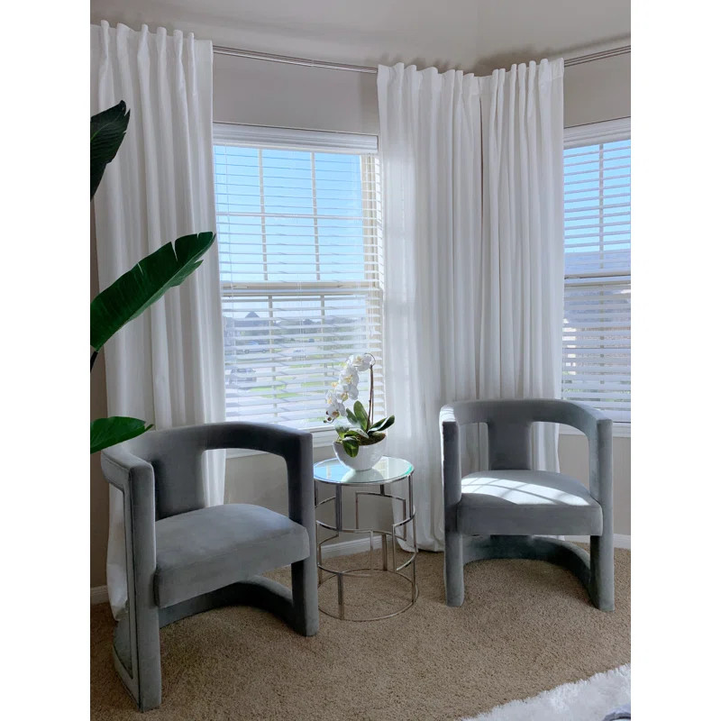 Heritage Velvet Solid Room Darkening Rod Pocket Single Curtain Panel | Wayfair North America