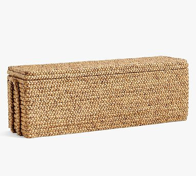 Medium Lidded Basket - 25"W x 11"H | Pottery Barn (US)