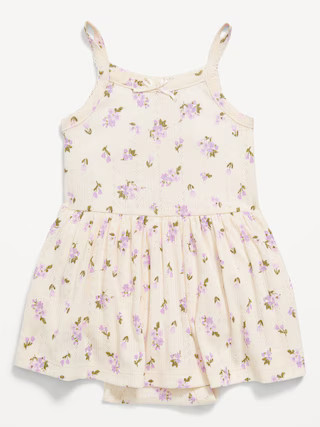 Printed Pointelle-Knit Bodysuit Dress for Baby | Old Navy (US)