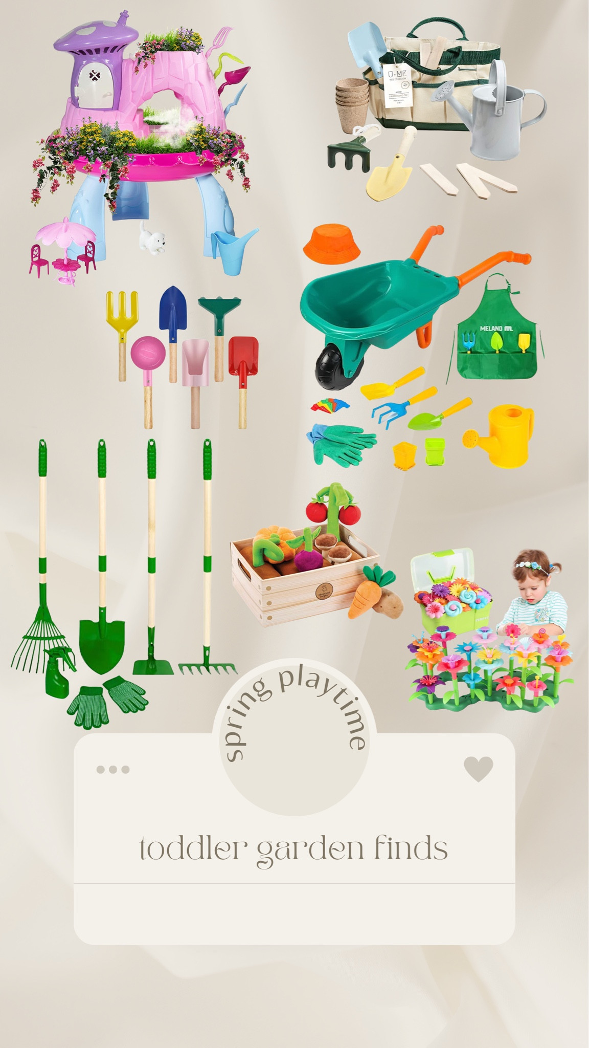 Spring gardening toys for toddlers

Spring toys, spring play, toddler toys, outside toys, outdoor toys

#LTKFind #LTKbaby #LTKkids