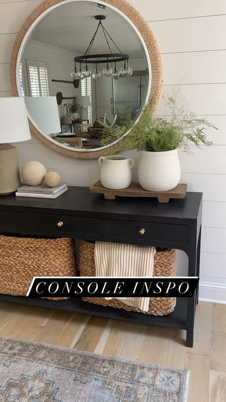 Console inspo, console styling, console decor, console table, entryway inspo 

#LTKHome #LTKVideo #LTKStyleTip