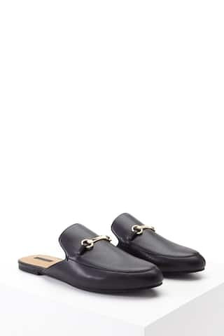 Faux Leather Loafer Slides | Forever 21 (US)