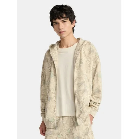 No Boundaries Zip Hoodie with Long Sleeves, Men's & Big Men's | Walmart (US)