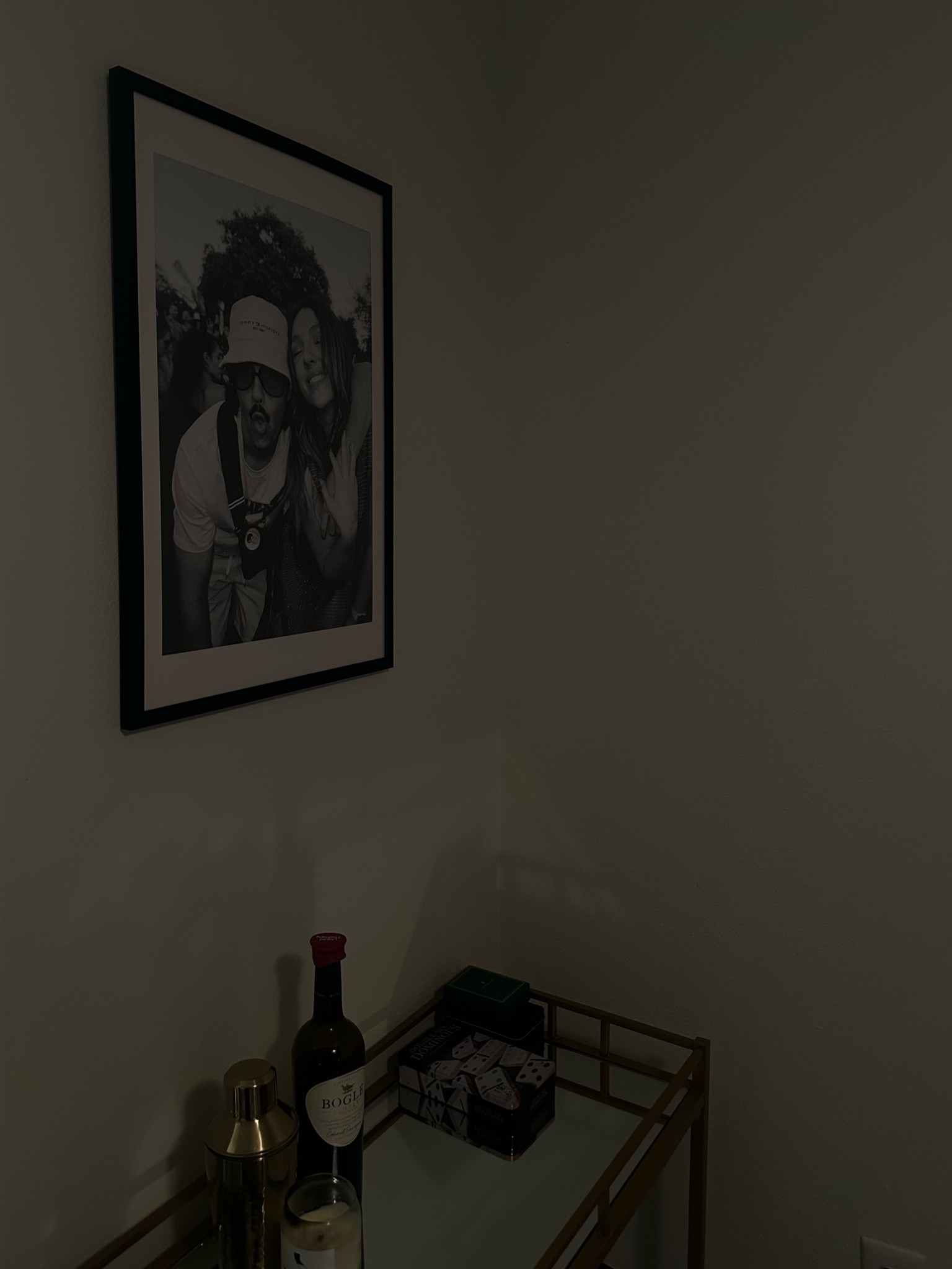 We added a cute lil wall print we printed from CVS and hung it up over our bar cart! Linking the poster, frame, and cart!! 🍷✨

#LTKSpringSale #LTKhome #LTKstyletip