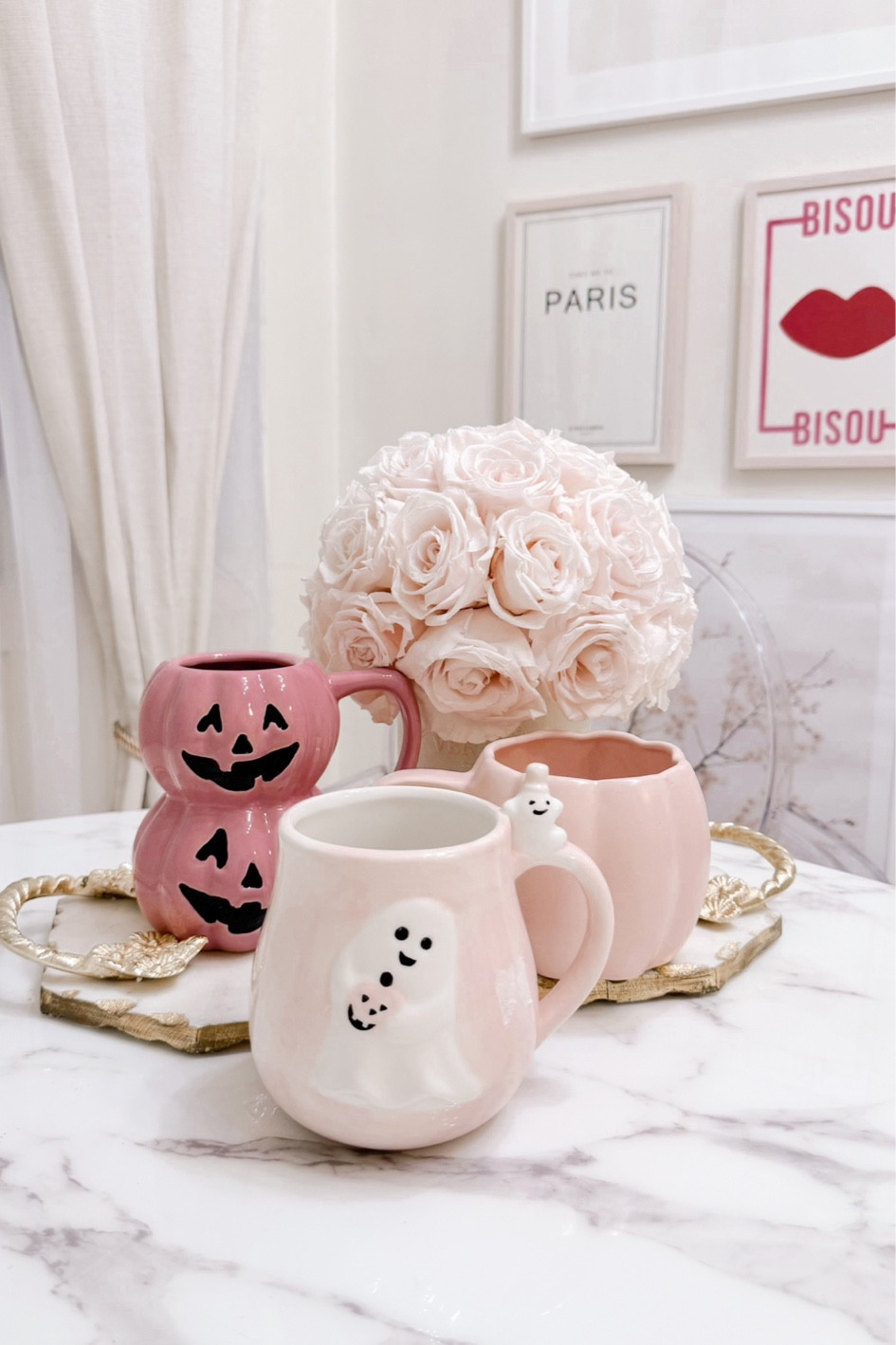 Pink Halloween decor 

#LTKHome