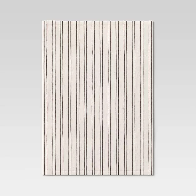 Cotton Striped Placemat Black/White - Threshold™ | Target