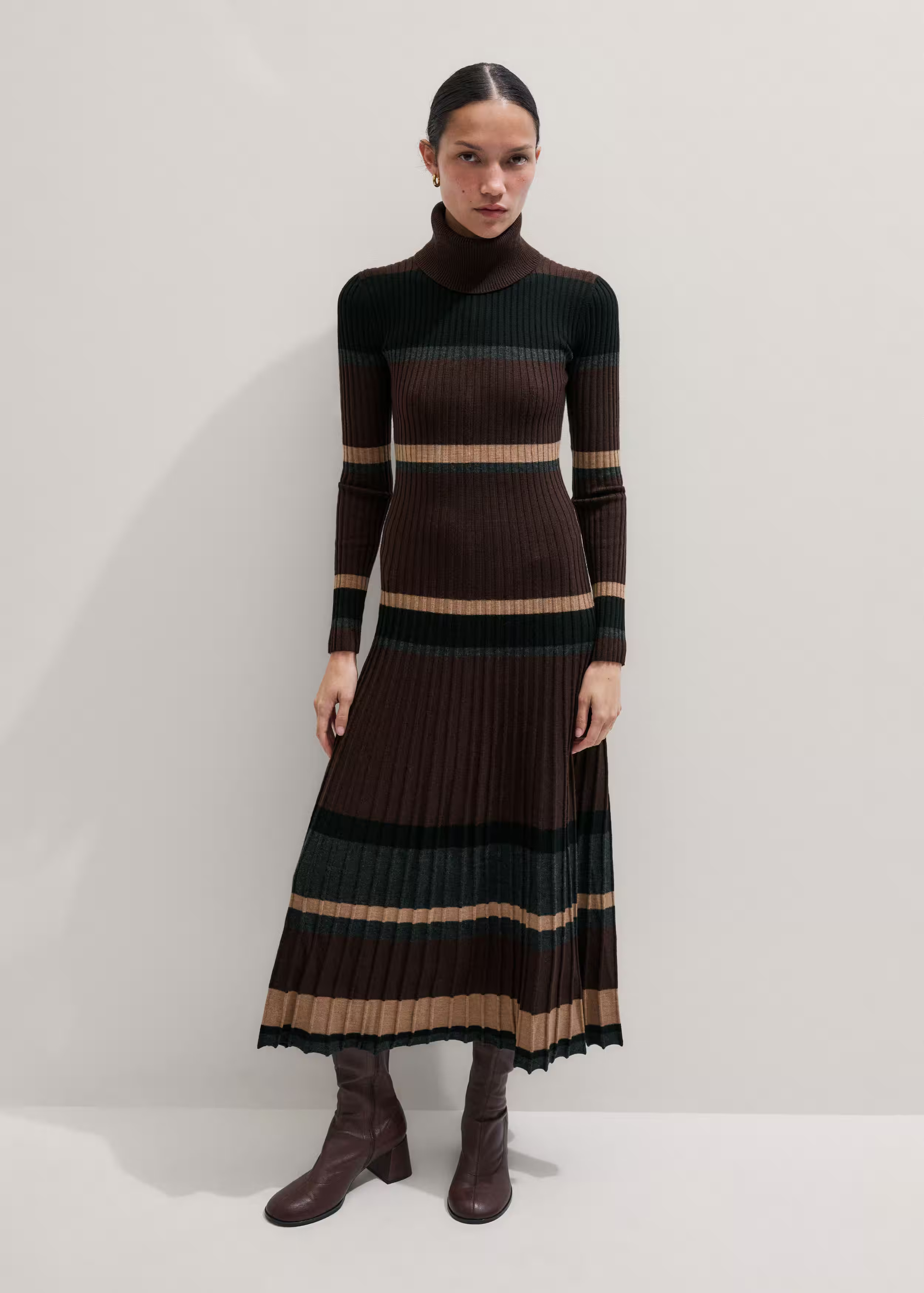 Maxi Dress + Snood Stretch Merino | ME+EM US