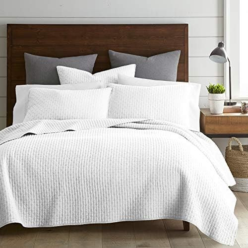 Levtex Home - Cross Stitch Quilt Set - 100% Cotton - Full/Queen Quilt (88x92in.) + 2 Standard Sha... | Amazon (US)