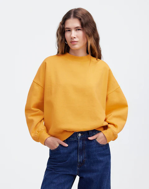 Relaxed Mockneck Sweatshirt | Madewell