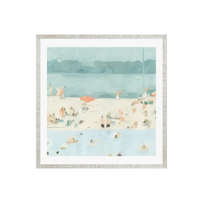Sea Glass Sandbar II by Emma Scarvey - Picture Frame Painting | Wayfair North America