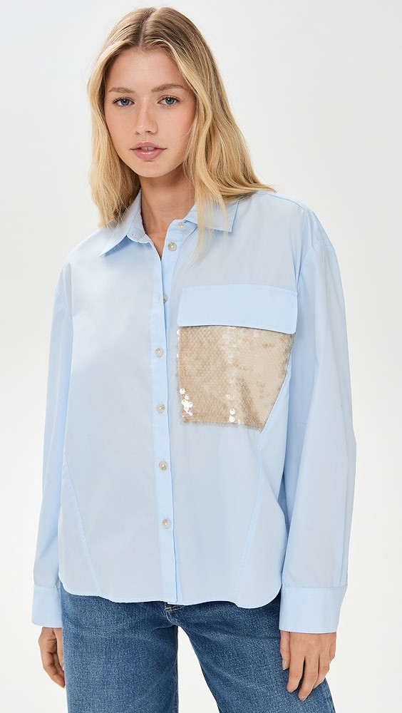 Tanya Taylor Topher Sequin Top | Shopbop | Shopbop