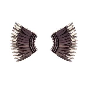 Mini Madeline Earrings Warm Grey | Mignonne Gavigan