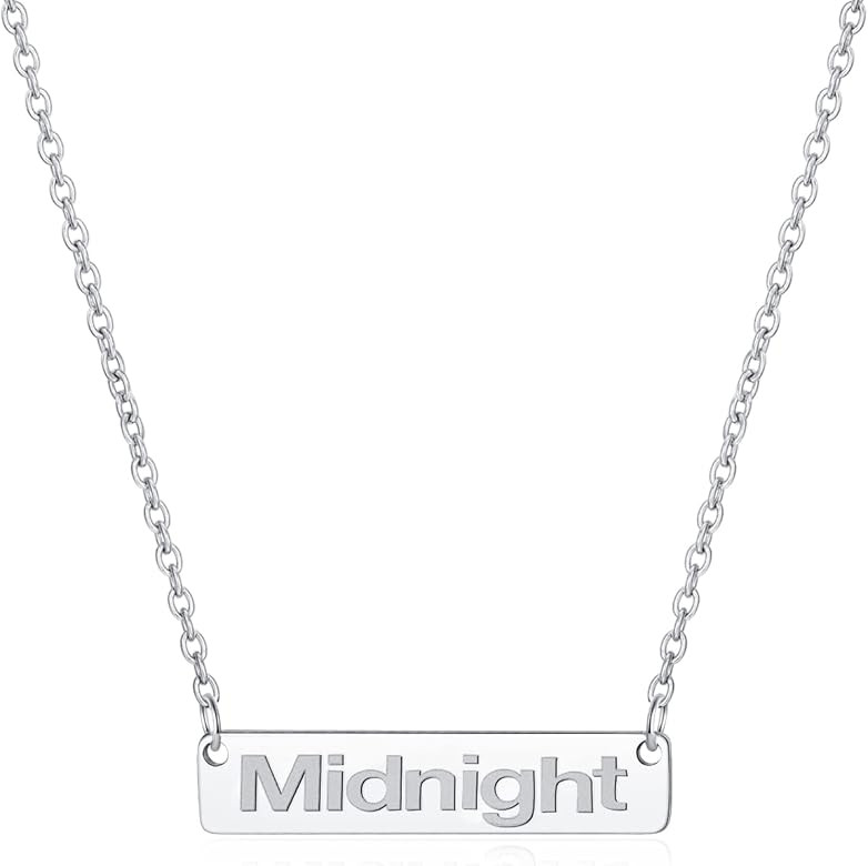 Holy rose Singer Necklace Anti Hero Necklace Midnight Necklace Music Lover Gift Singer Gifts Sing... | Amazon (US)