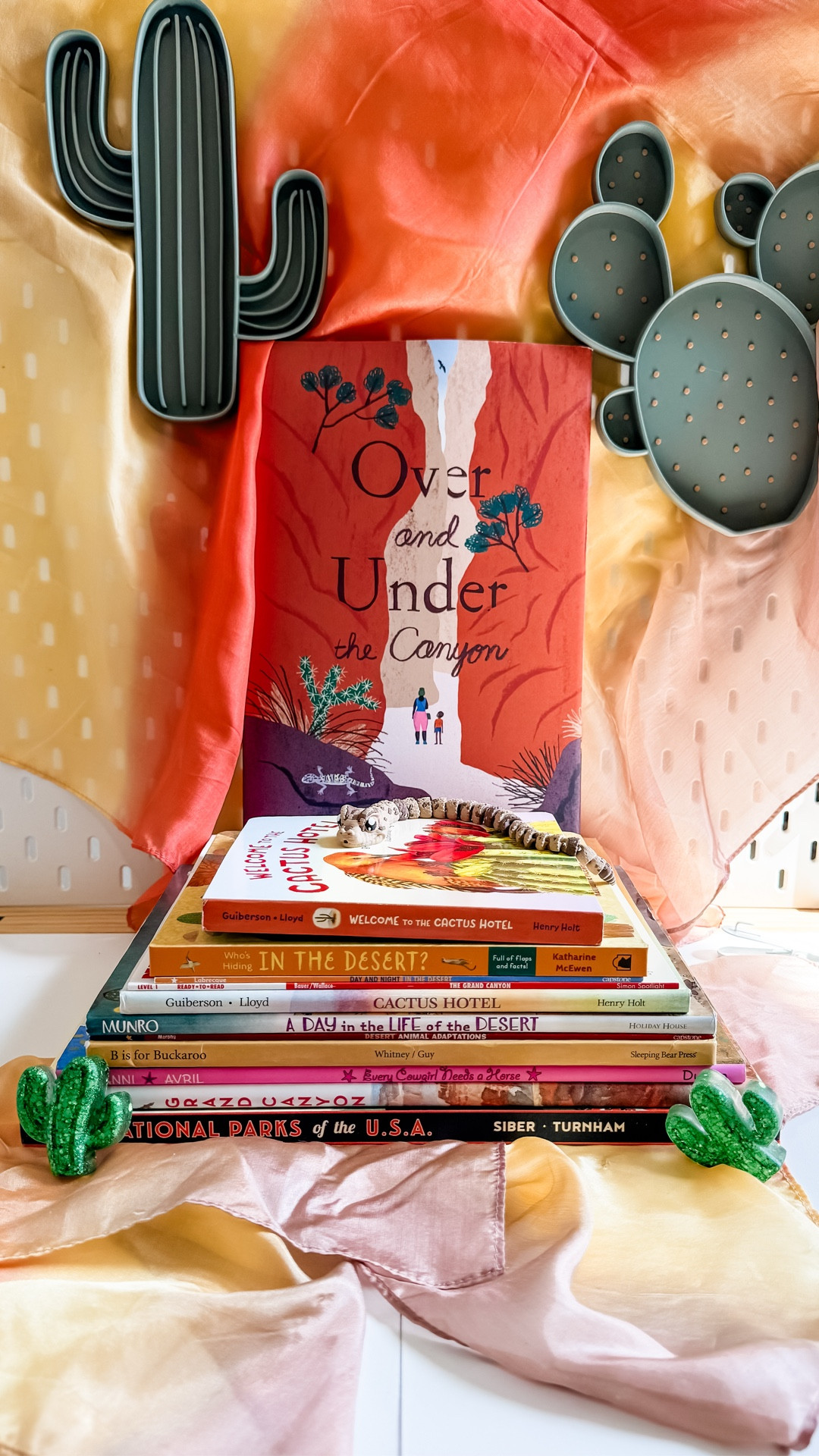 Since it still feels like the desert around here, that’s exactly where we are headed this week.

Before we go full fall we are going to visit The Grand Canyon, cowboys and a few desert dwellers. These are all of the books we’re reading this week to get us there and learn more about our local desert habitats.


#LTKBaby #LTKKids #LTKSeasonal