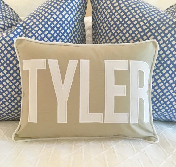 Applique Name Pillow Cover | Etsy | Etsy (US)