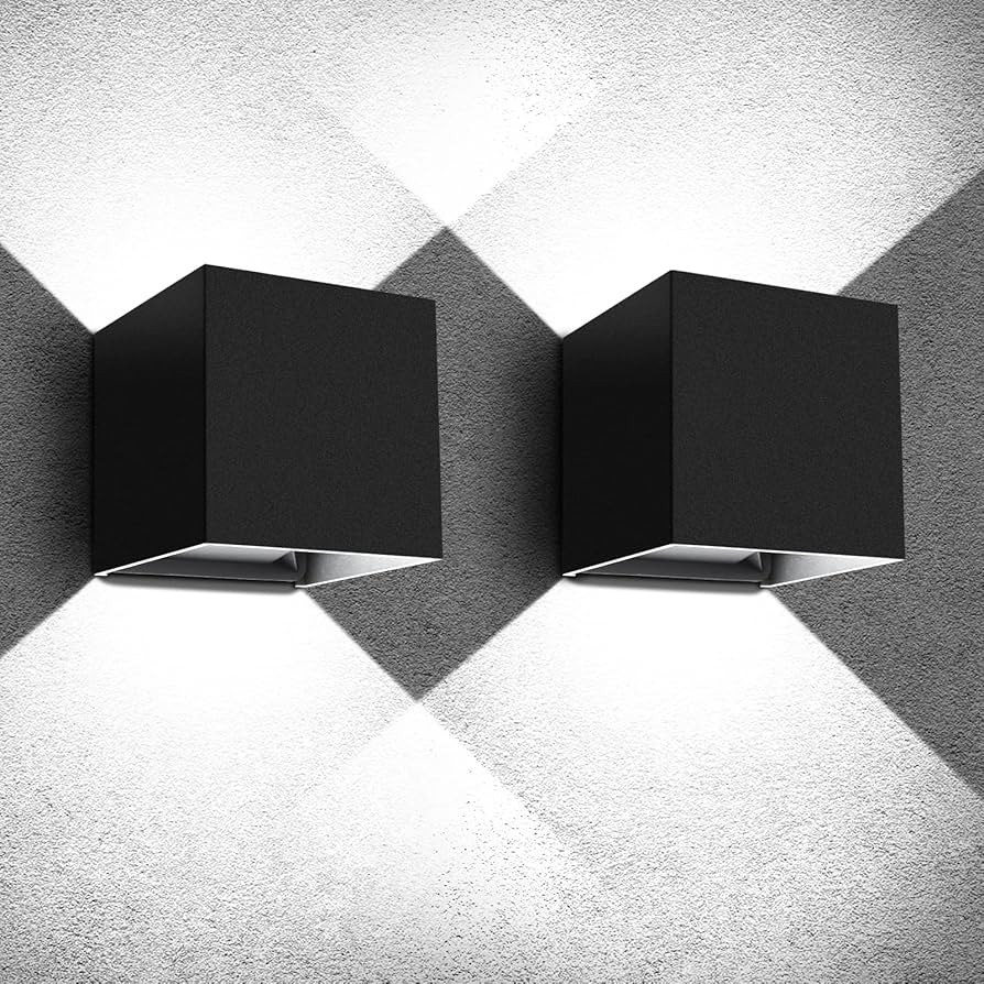 Juyace LED Sconce Wall Lighting 20W Outdoor Wall Light Up and Down Exterior Light Fixtures Angle-... | Amazon (US)