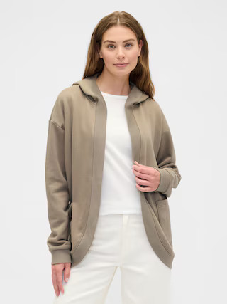 Oversized Open-Front Hoodie | Gap Factory