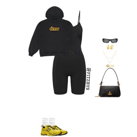 Unitard/unitard all black outfit 

Drew house hoodie, black hoodie, drew hoodie, Black unitard, black playsuit, black romper playsuit, black unitard romper, ganni x new balance sneakers, yellow sneakers gold jewelry, black sunglasses, black shoulder bag. outfit, style tip, Unitard outfit, playsuit outfit, Trendy outfit, 2023 outfit ideas, cute summer outfits, fall outfit, fall style, transitional summer to fall outfits, hoodie season, black and yellow outfit, Lounge outfit, comfy outfit, casual outfit black outfit.

#virtualstylist #outfitideas #outfitinspo #trendyoutfits # fashion #cuteoutfit #summeroutfit #summerstyle #allblackoutfit #unitard #playsuit #comfyoutfit #falloutfit #fallstyle #yellowandblackoutfit 

#LTKstyletip #LTKSeasonal