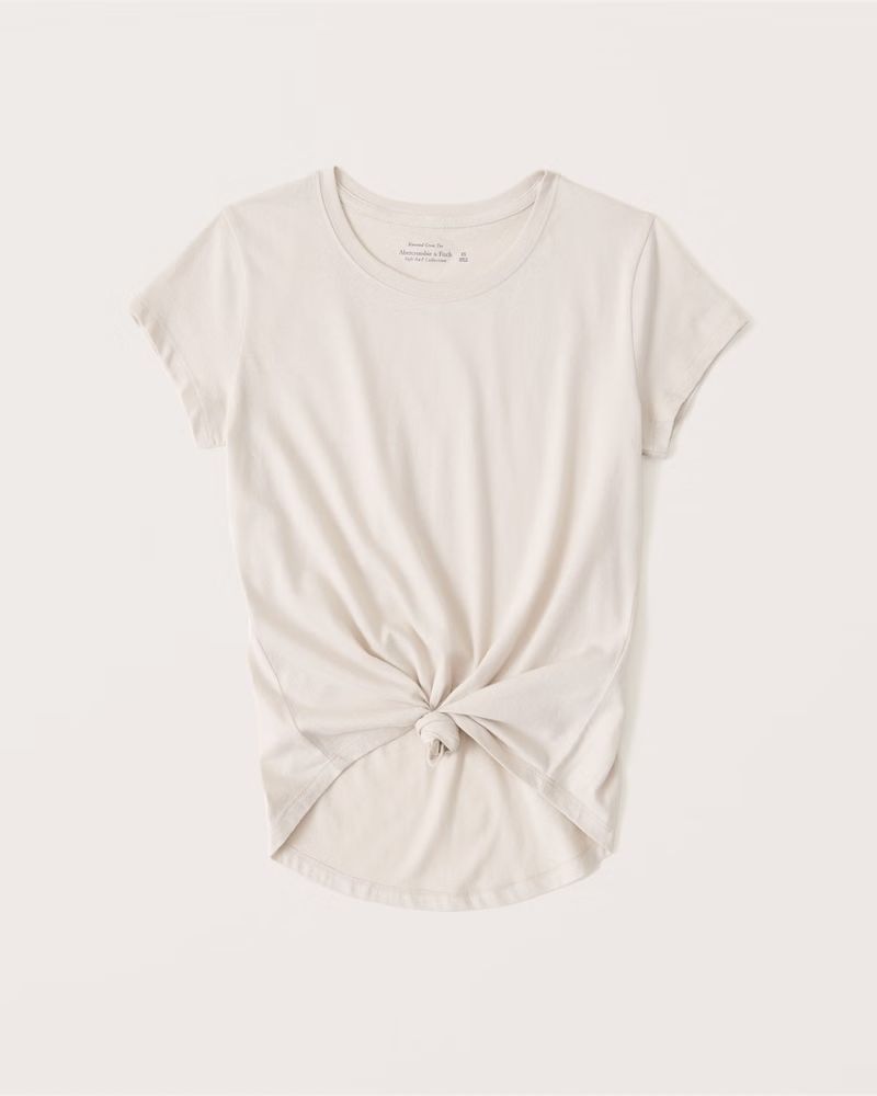 Knotted Crew Tee | Abercrombie & Fitch (US)