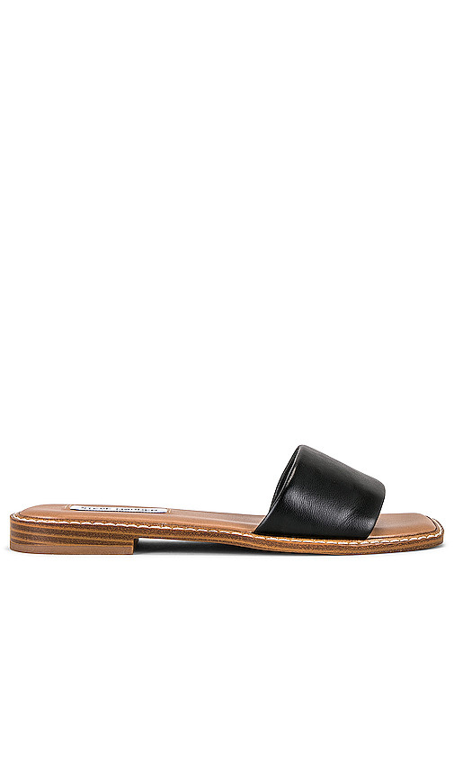 Sandra Slide in Black Leather | Revolve Clothing (Global)