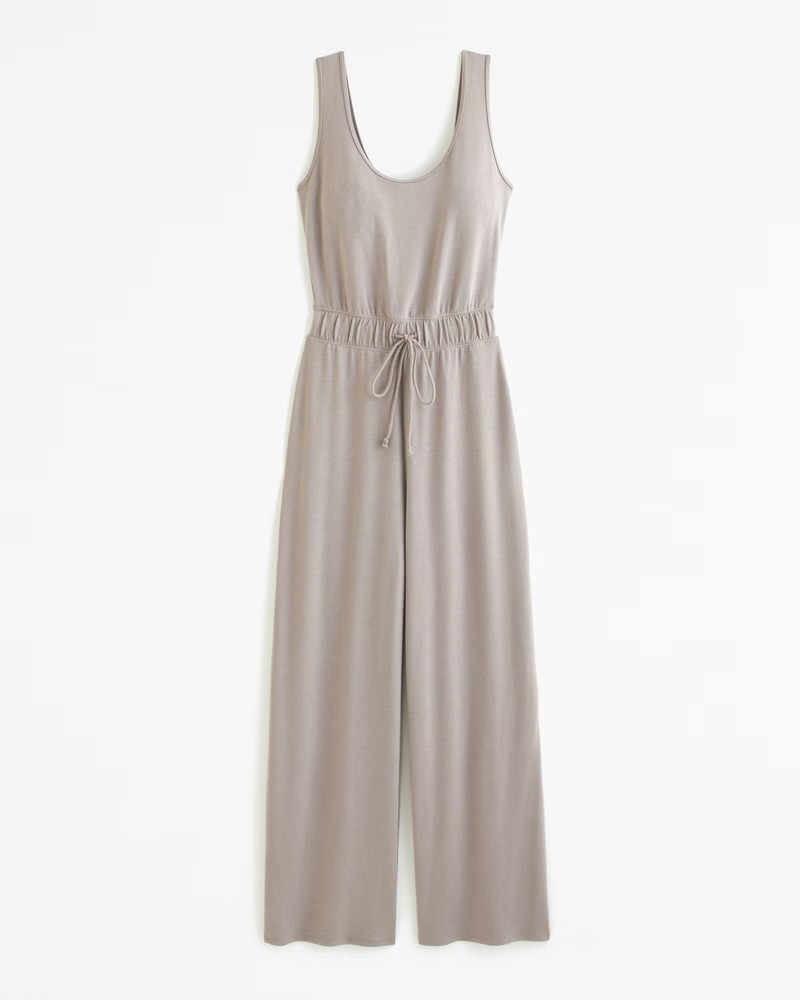 Lounge Scoopneck Jumpsuit | Abercrombie & Fitch (US)